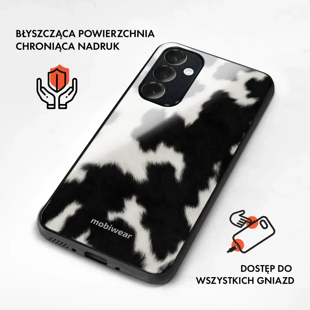 Handyhülle für Galaxy S23 Plus, Mobiwear Glossy Case, Kuhfell-Optik - Image 4