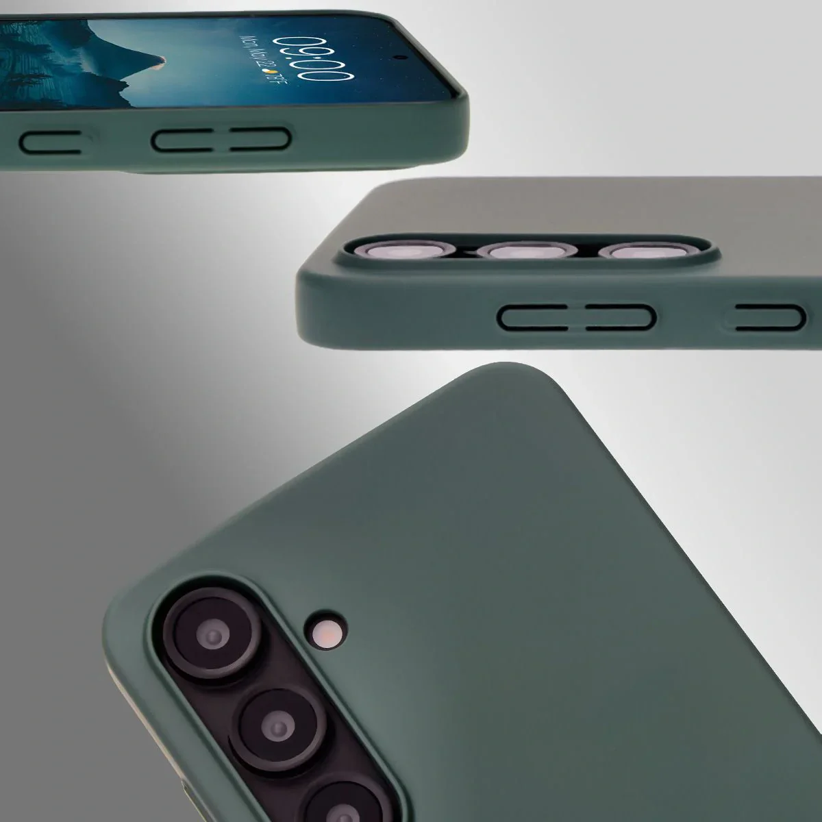 Handyhülle für Galaxy S24 FE, Bizon Case Lupka, Grün - Image 4