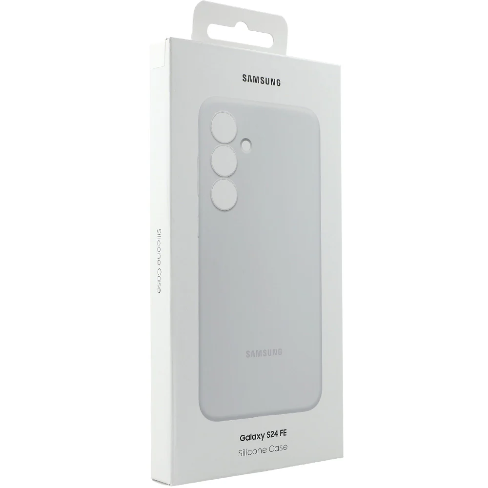 Handyhülle für Galaxy S24 FE, Samsung Silicone Cover, Grau - Image 6