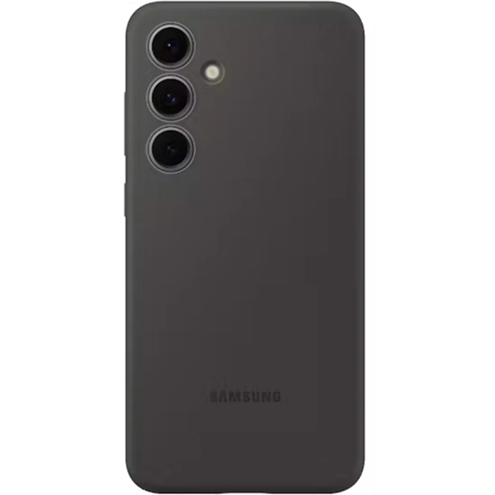 Handyhülle für Galaxy S24 FE, Samsung Silicone Cover, Schwarz