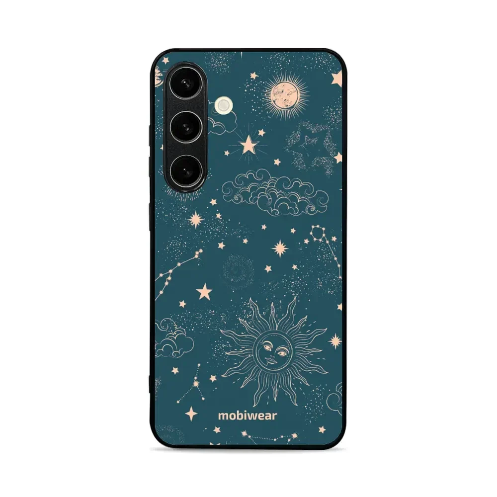 Handyhülle für Galaxy S24, Mobiwear Glossy Case, Astraler Staub