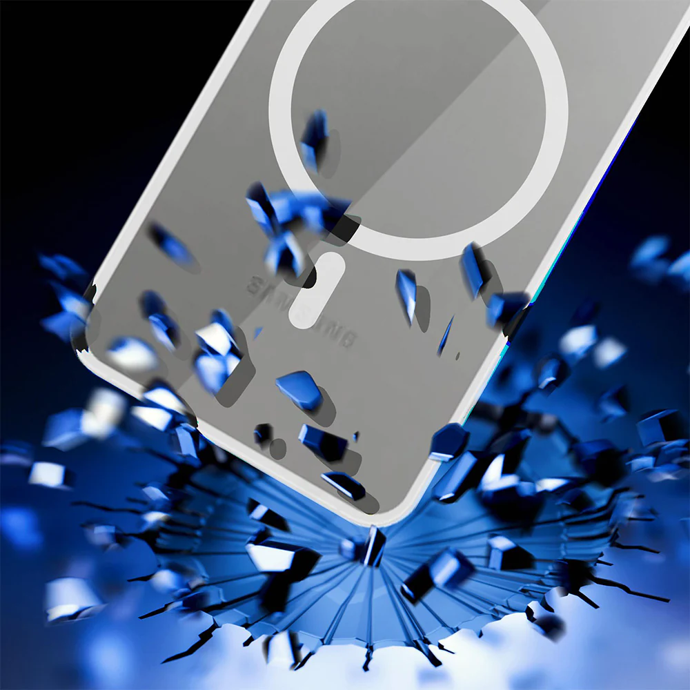 Handyhülle für Galaxy S25, 3mk Clear MagCase mit MagSafe, Transparent-Weiß - Image 10