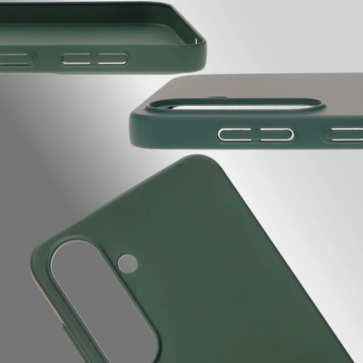 Handyhülle für Galaxy S25, Bizon Case Lupka, Grün - Image 4