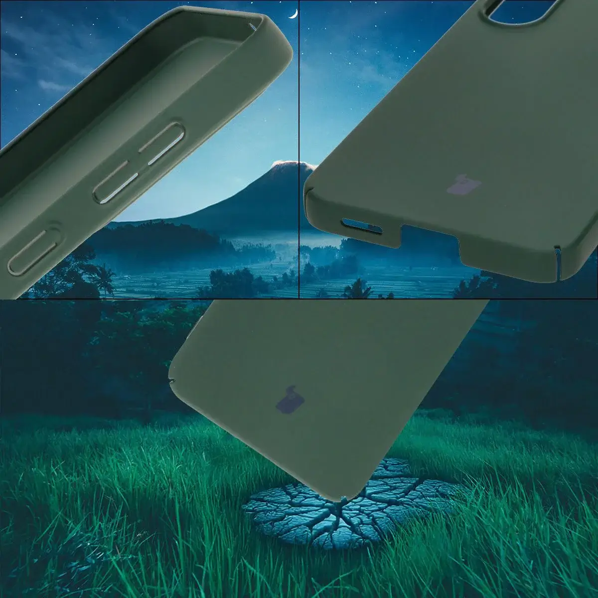 Handyhülle für Galaxy S25, Bizon Case Lupka, Grün - Image 5