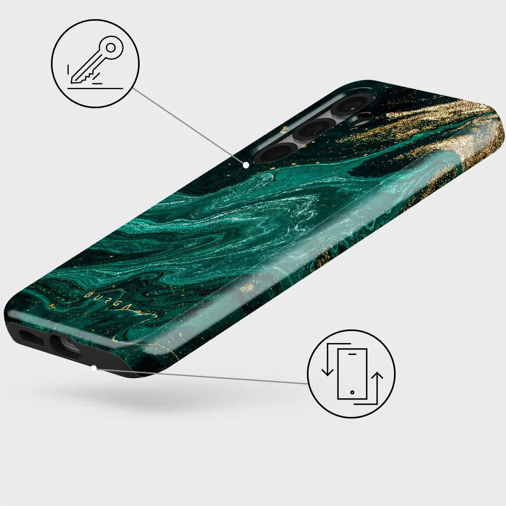 Handyhülle für Galaxy S25, Burga Emerald Pool Tough, Mehrfarbig marine - Image 2