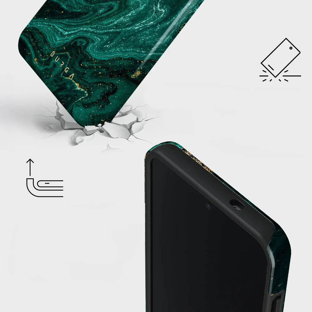 Handyhülle für Galaxy S25, Burga Emerald Pool Tough, Mehrfarbig marine - Image 3
