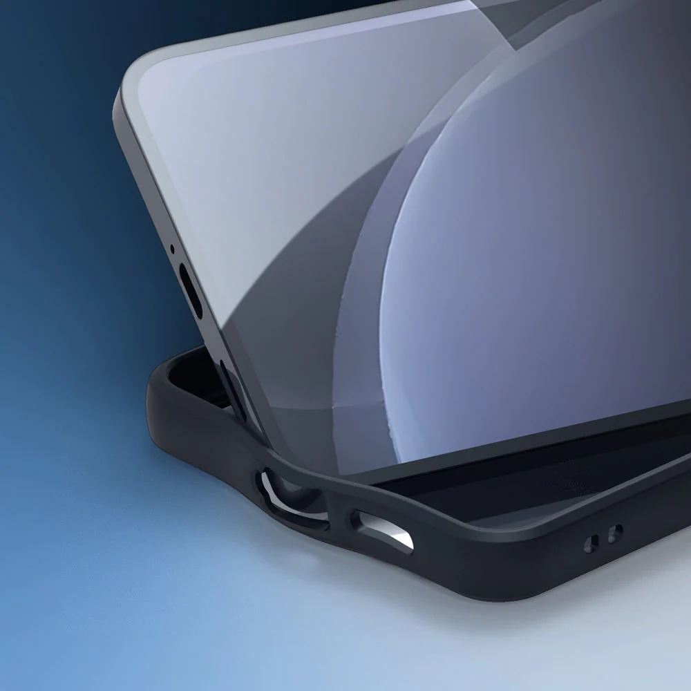 Handyhülle für Galaxy S25, Dux Ducis Aimo Mag Magnetic Stand, Transparent mit schwarzen Rahmen - Image 10