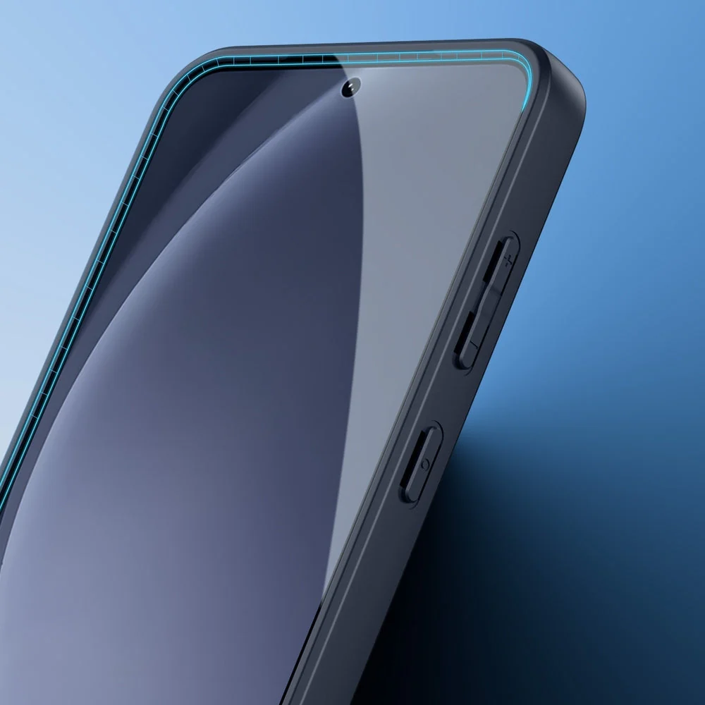 Handyhülle für Galaxy S25, Dux Ducis Aimo Mag Magnetic Stand, Transparent mit schwarzen Rahmen - Image 9