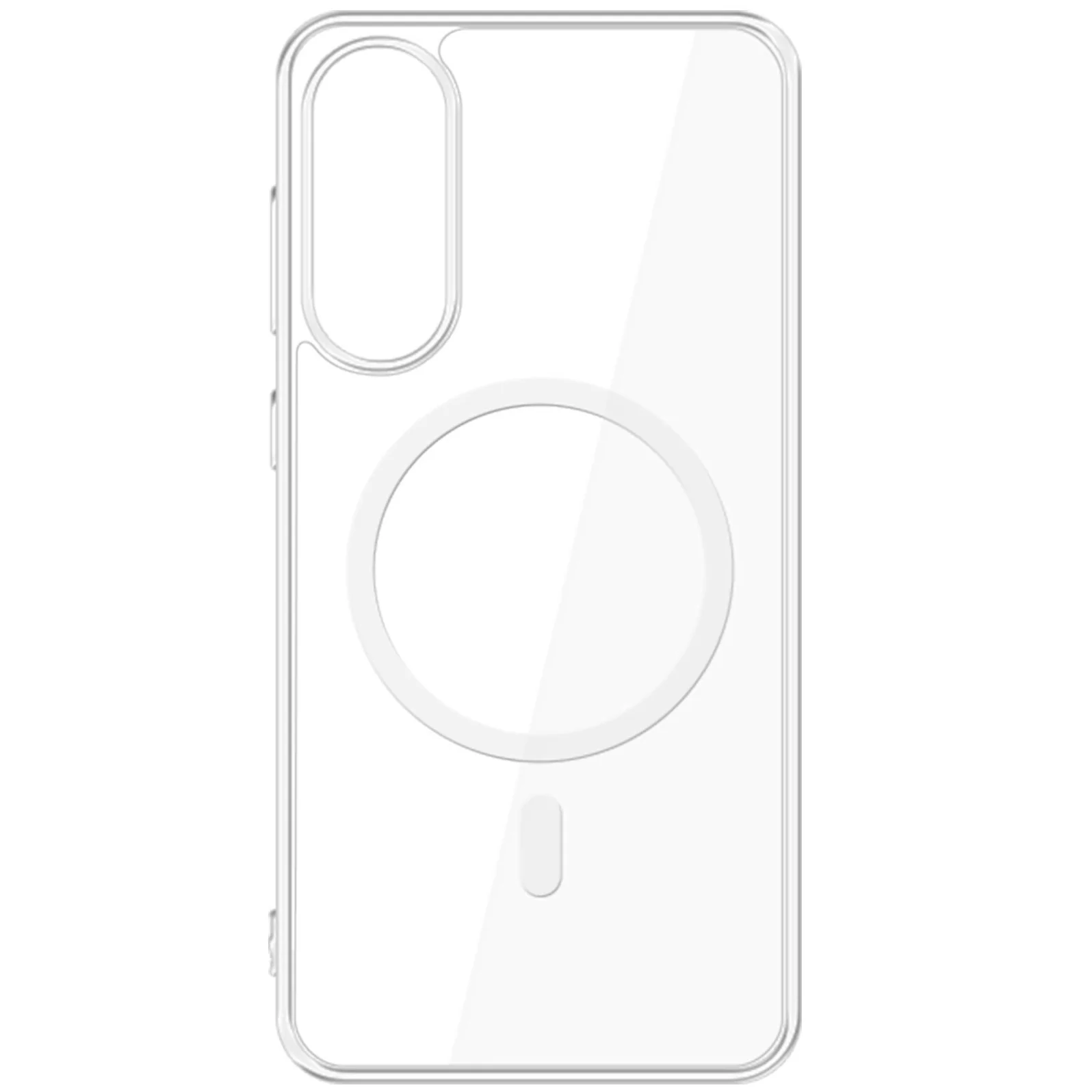 Handyhülle für Galaxy S25 Edge, 3mk MagCase, Transparent und Weiß - Image 2