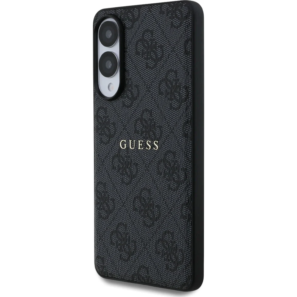 Handyhülle für Galaxy S25 Edge, Guess Hardcase 4G Ring Classic Logo MagSafe, Schwarz - Image 2