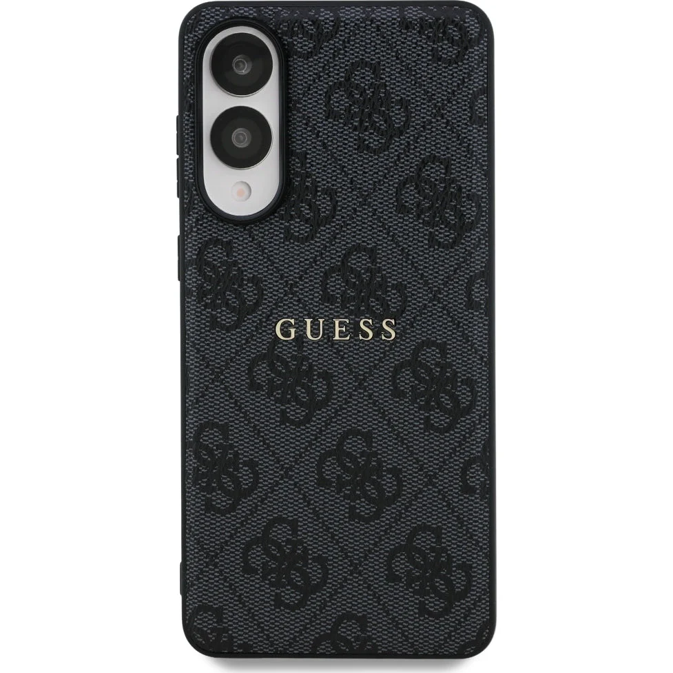 Handyhülle für Galaxy S25 Edge, Guess Hardcase 4G Ring Classic Logo MagSafe, Schwarz - Image 3
