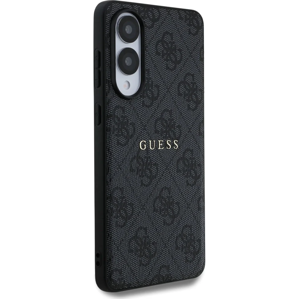 Handyhülle für Galaxy S25 Edge, Guess Hardcase 4G Ring Classic Logo MagSafe, Schwarz - Image 4