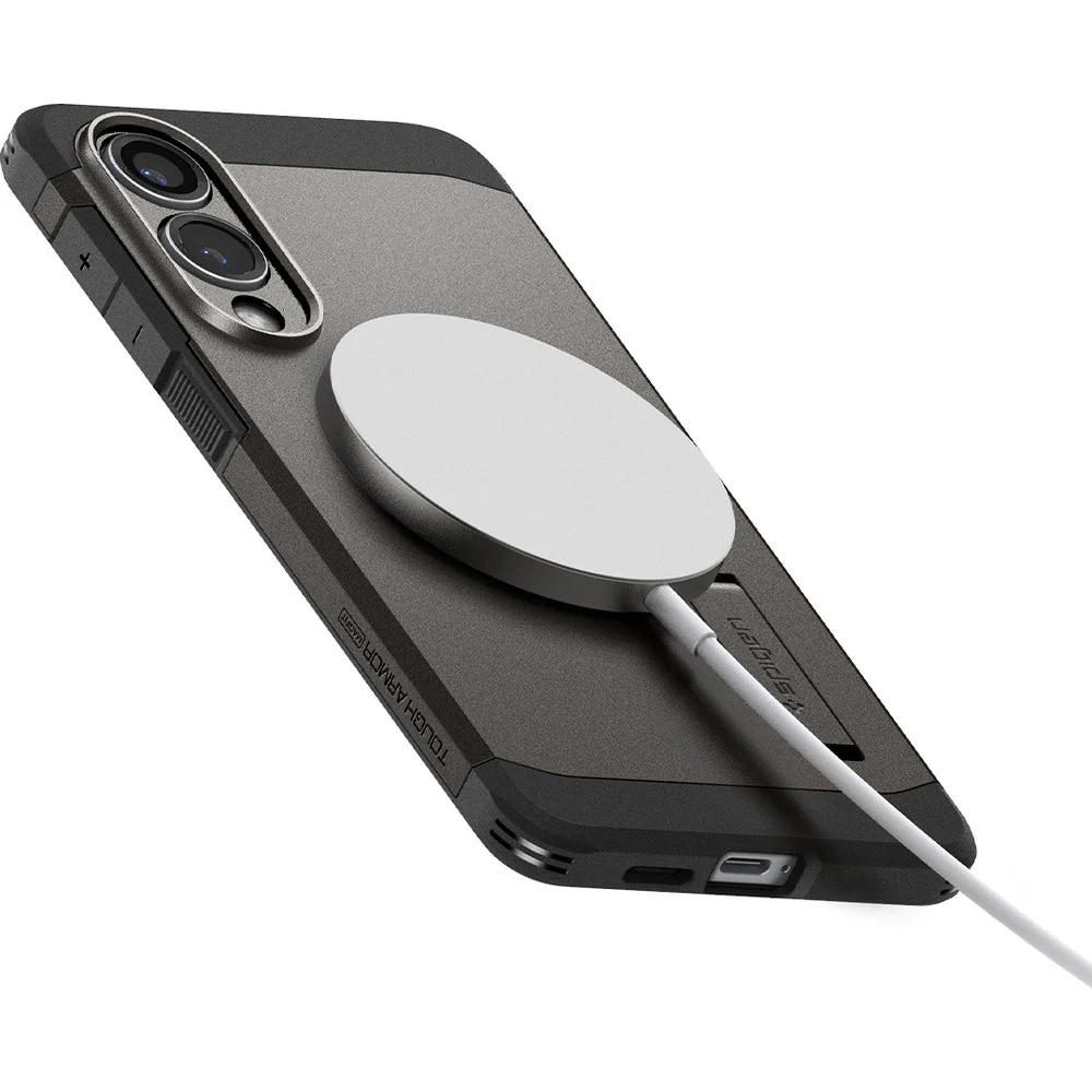 Handyhülle für Galaxy S25 Edge, Spigen Tough Armor Mag mit MagSafe, Rotguss - Image 10