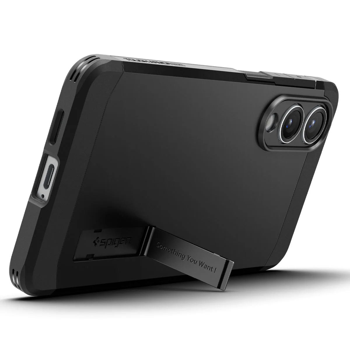 Handyhülle für Galaxy S25 Edge, Spigen Tough Armor Mag mit MagSafe, Schwarz - Image 4