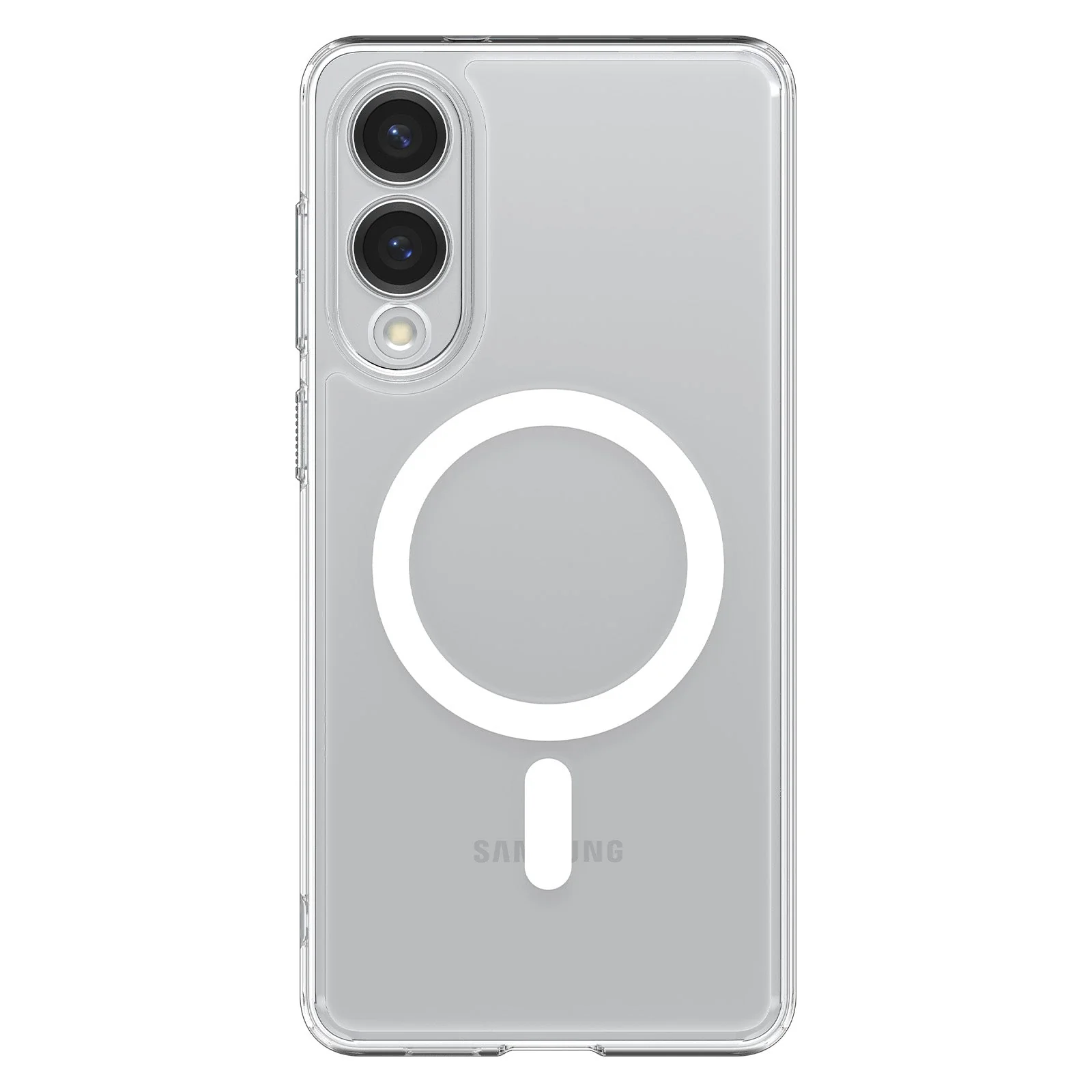 Handyhülle für Galaxy S25 Edge, Spigen Ultra Hybrid Mag mit MagSafe, Transparent-Weiß - Image 8