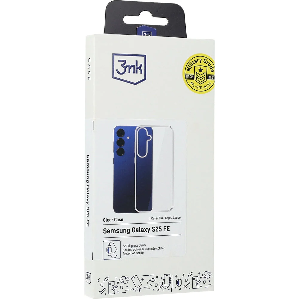 Handyhülle für Galaxy S25 FE, 3mk Clear Case, Transparent - Image 2