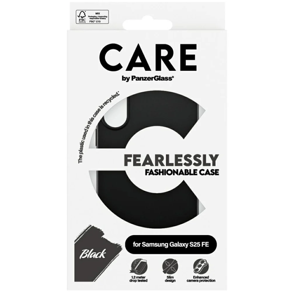 Handyhülle für Galaxy S25 FE, CARE by PanzerGlass Fashion, Schwarz - Image 4