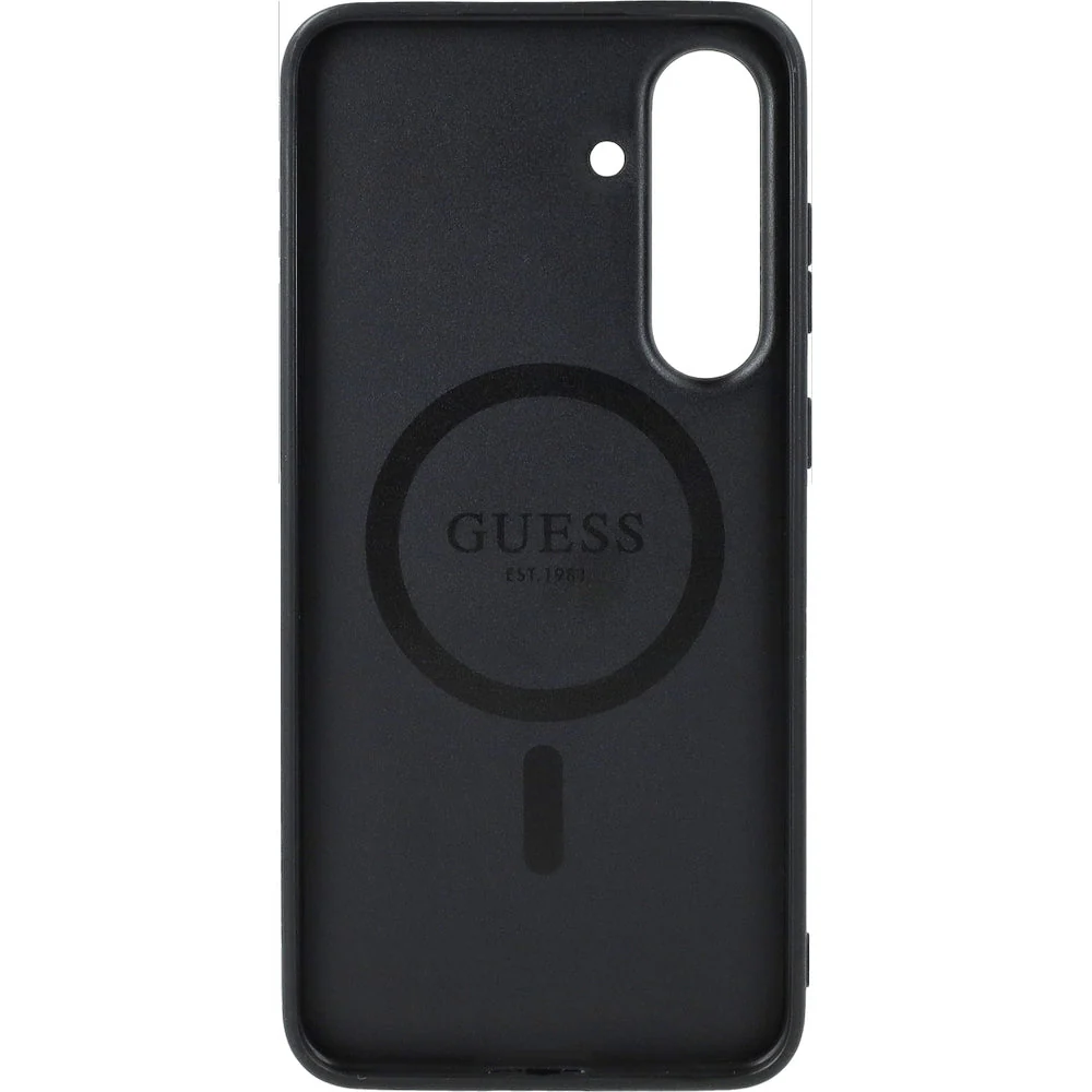 Handyhülle für Galaxy S25 FE, Guess Hardcase 4G Ring Classic Logo mit MagSafe, Braun - Image 2