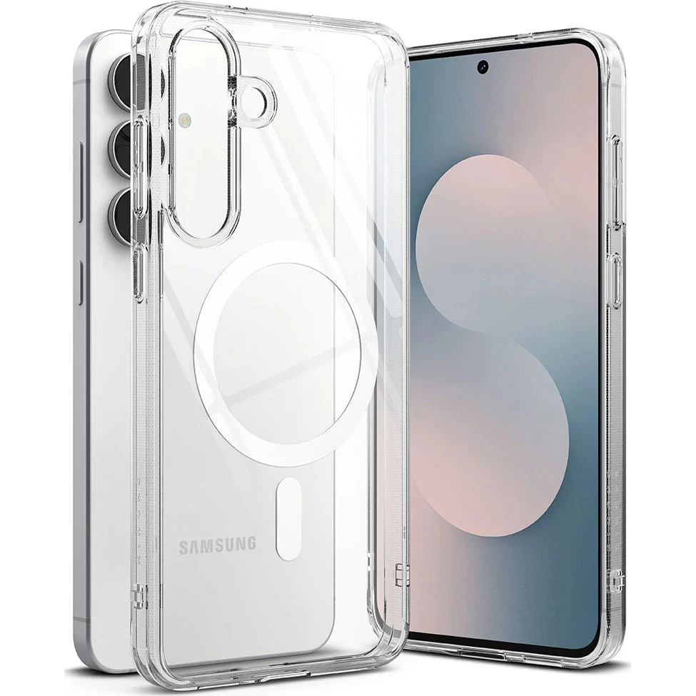 Handyhülle für Galaxy S25 FE, Ringke Fusion Magnetic mit MagSafe, Transparent
