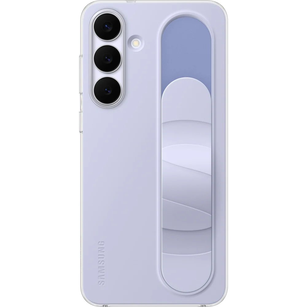 Handyhülle für Galaxy S25 FE, Samsung Silicone Standing Grip Case, Hellblau - Image 2