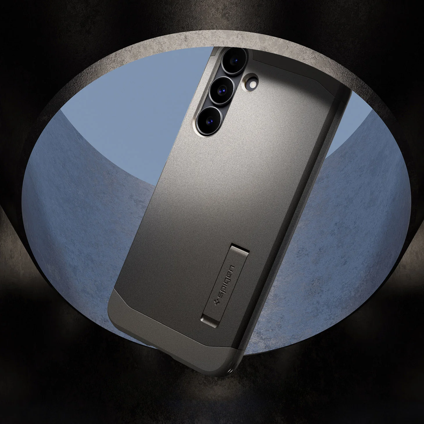 Handyhülle für Galaxy S25 FE, Spigen Tough Armor Mag mit MagSafe, Grau - Image 9