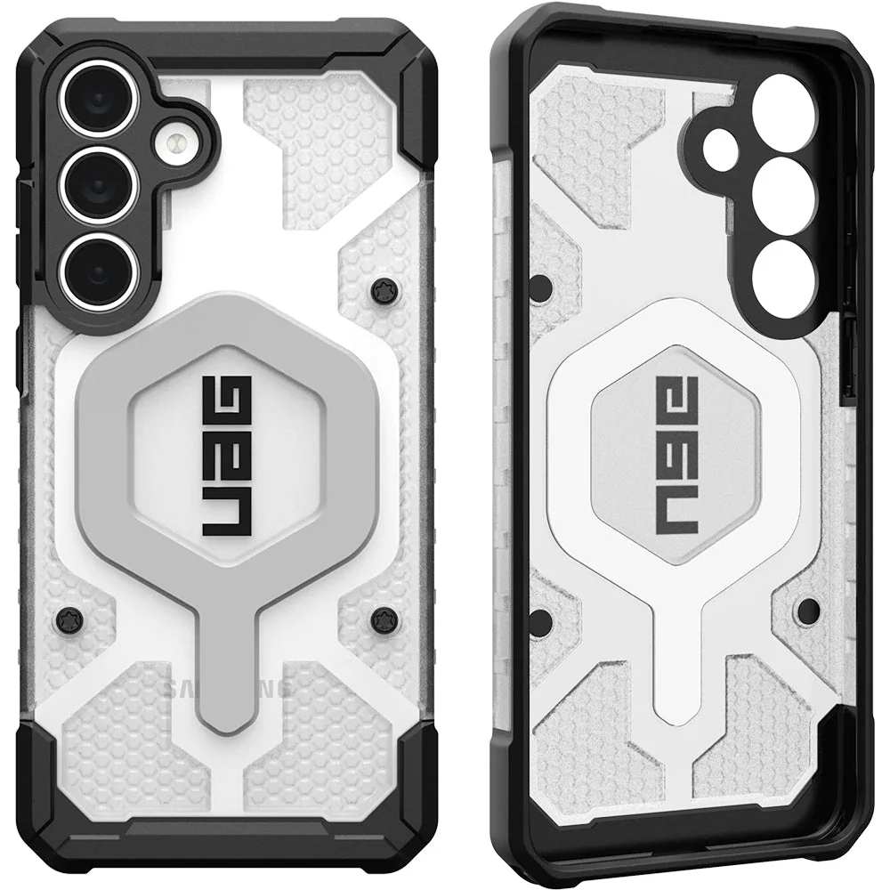 Handyhülle für Galaxy S25 FE, Urban Armor Gear Pathfinder Clear Magnet, Weiß-Schwarz - Image 5