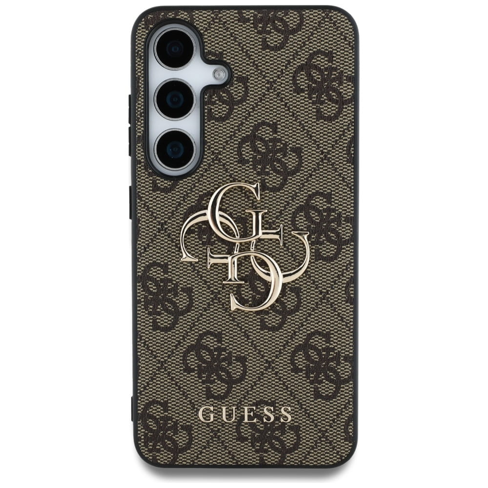 Handyhülle für Galaxy S25, Guess Hardcase 4G Big Metal Logo, Braun - Image 2