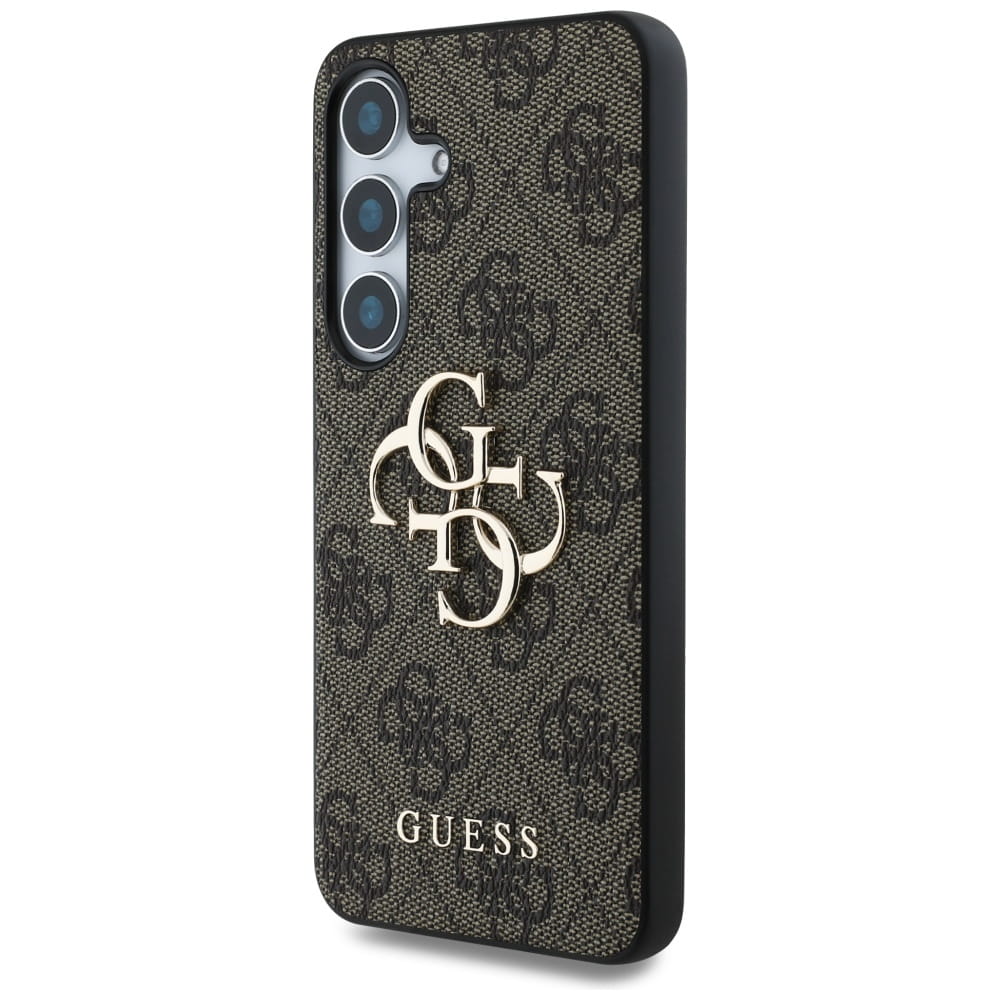 Handyhülle für Galaxy S25, Guess Hardcase 4G Big Metal Logo, Braun - Image 3