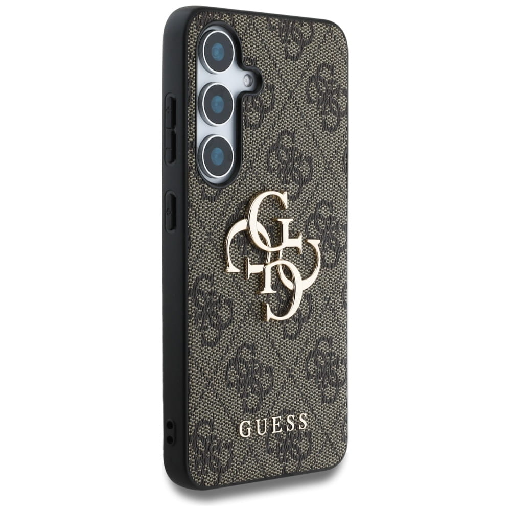 Handyhülle für Galaxy S25, Guess Hardcase 4G Big Metal Logo, Braun - Image 4