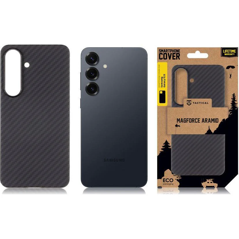 Handyhülle für Galaxy S25 mit MagSafe, Tactical MagForce Aramid, Schwarz - Image 5