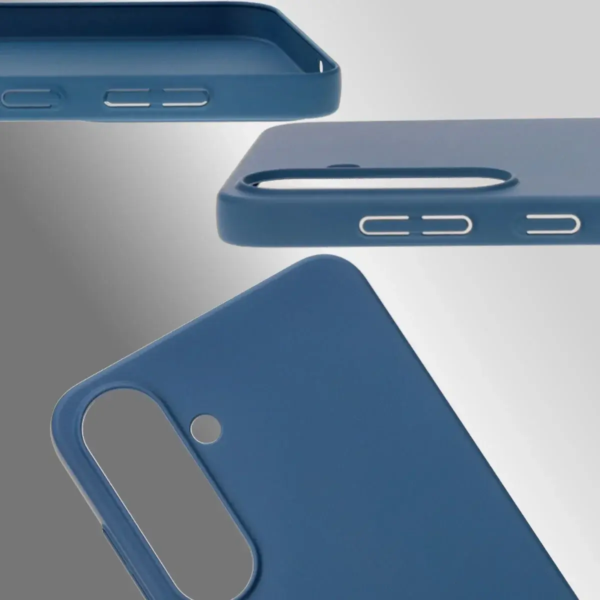 Handyhülle für Galaxy S25 Plus, Bizon Case Lupka, Blau - Image 4