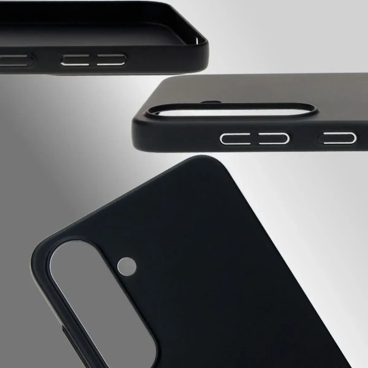 Handyhülle für Galaxy S25 Plus, Bizon Case Lupka, Schwarz - Image 4