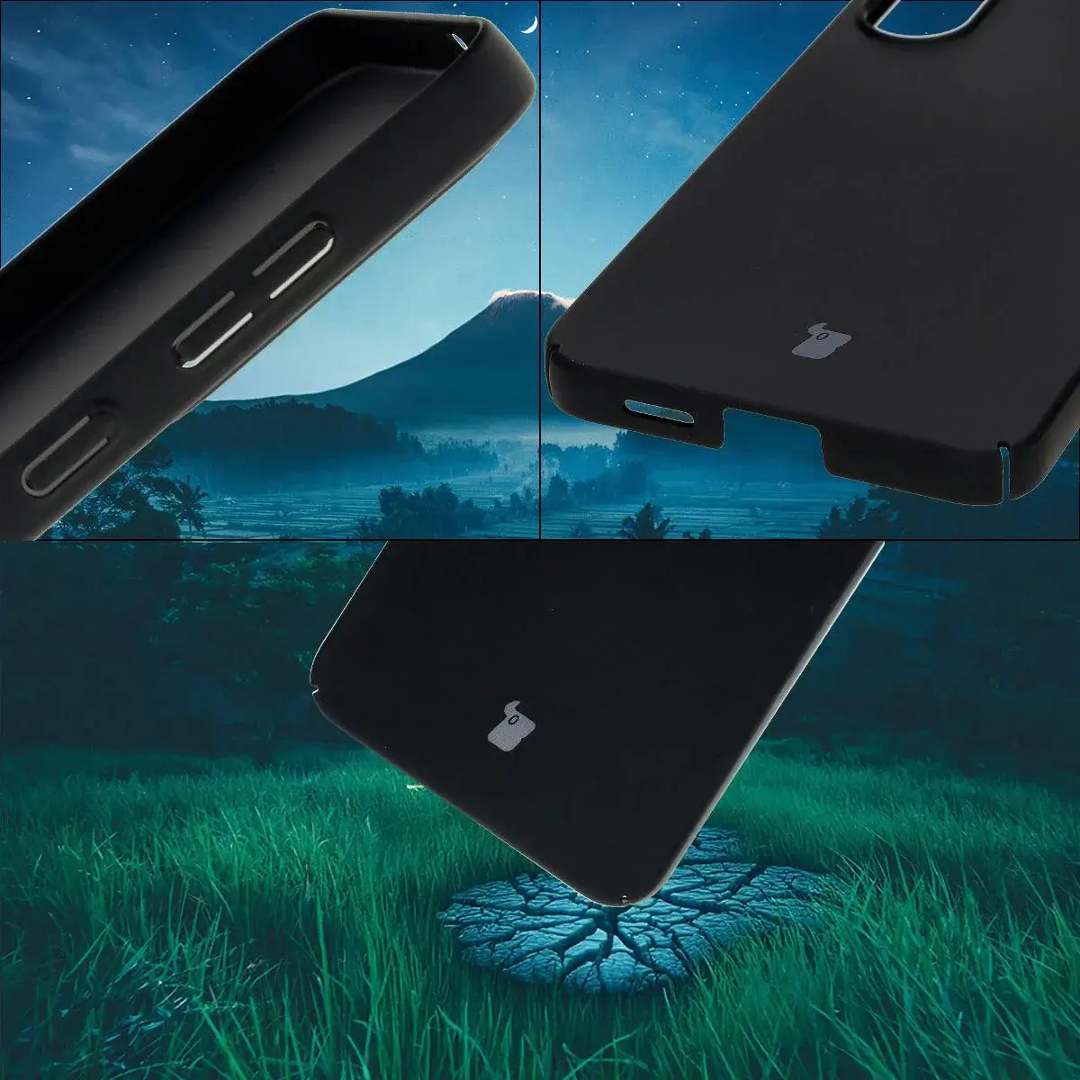 Handyhülle für Galaxy S25 Plus, Bizon Case Lupka, Schwarz - Image 5