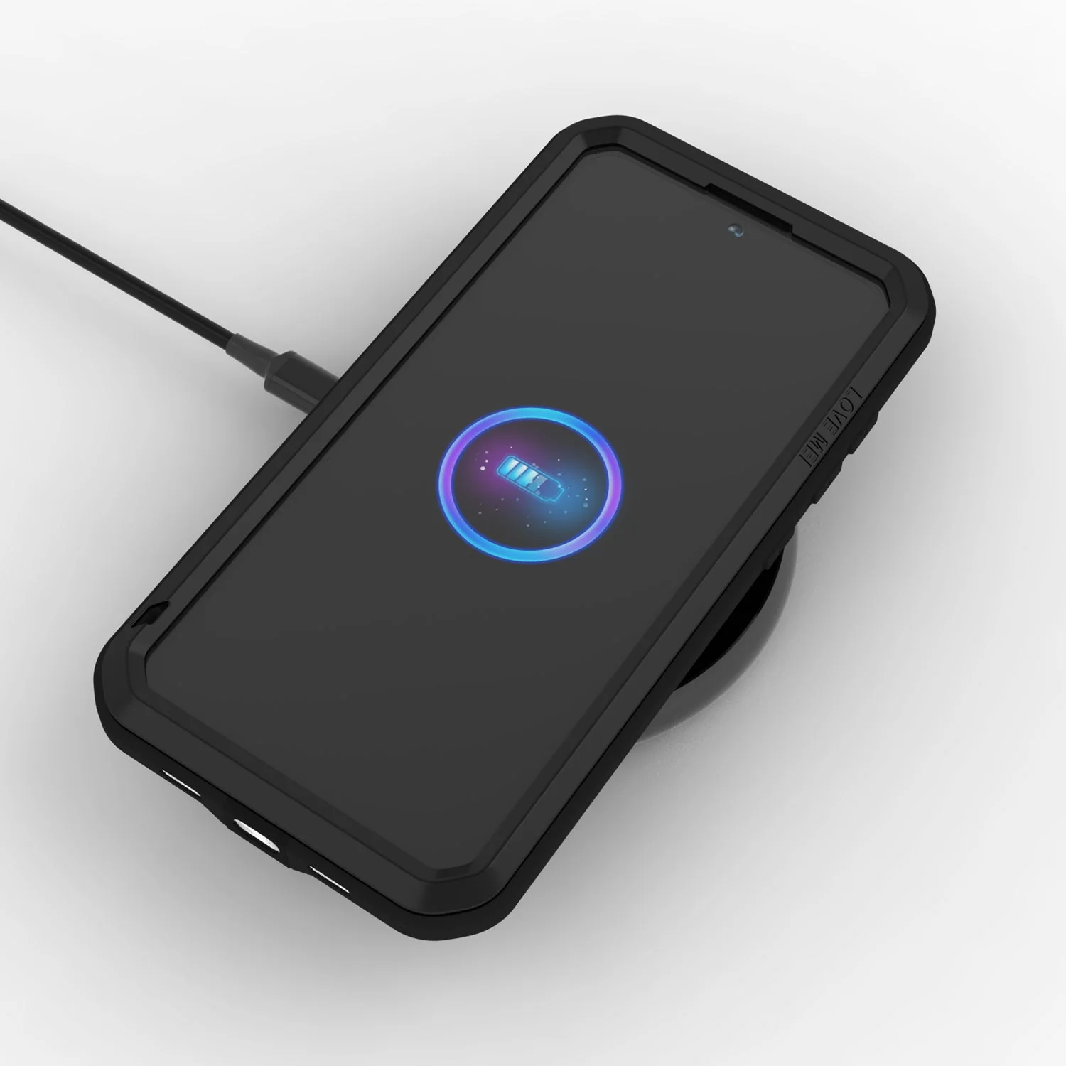Handyhülle für Galaxy S25 Plus, Love Mei Powerful mit Glas, Schwarz - Image 8