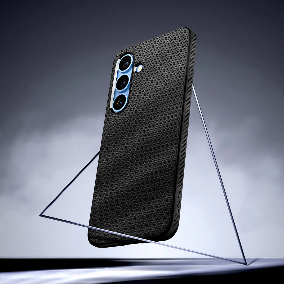 Handyhülle für Galaxy S25 Plus, Spigen Liquid Air, Schwarz - Image 3
