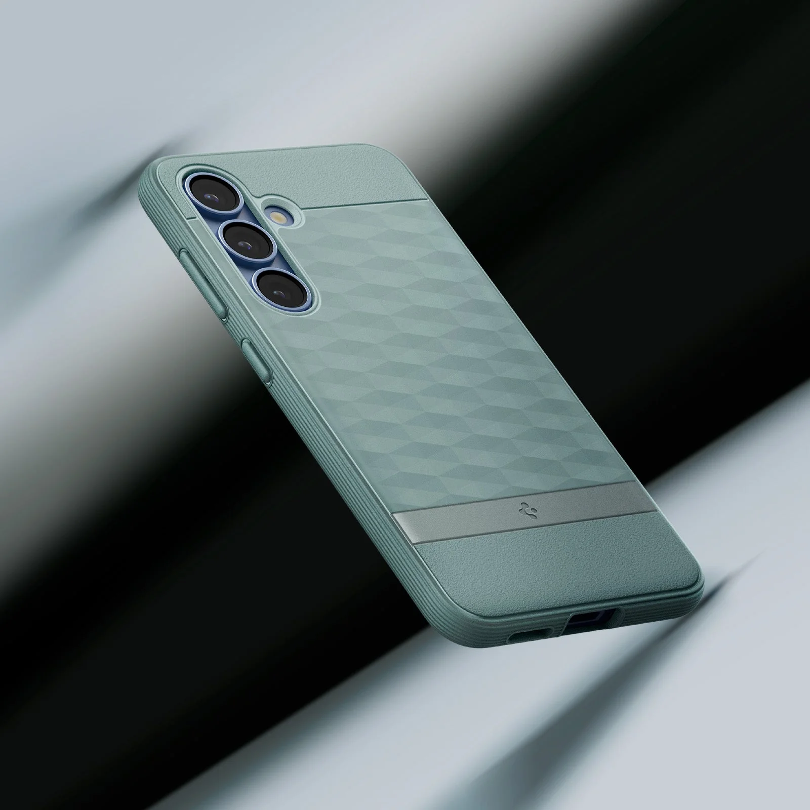 Handyhülle für Galaxy S25 Plus, Spigen Parallax Mag mit MagSafe, Grün - Image 2