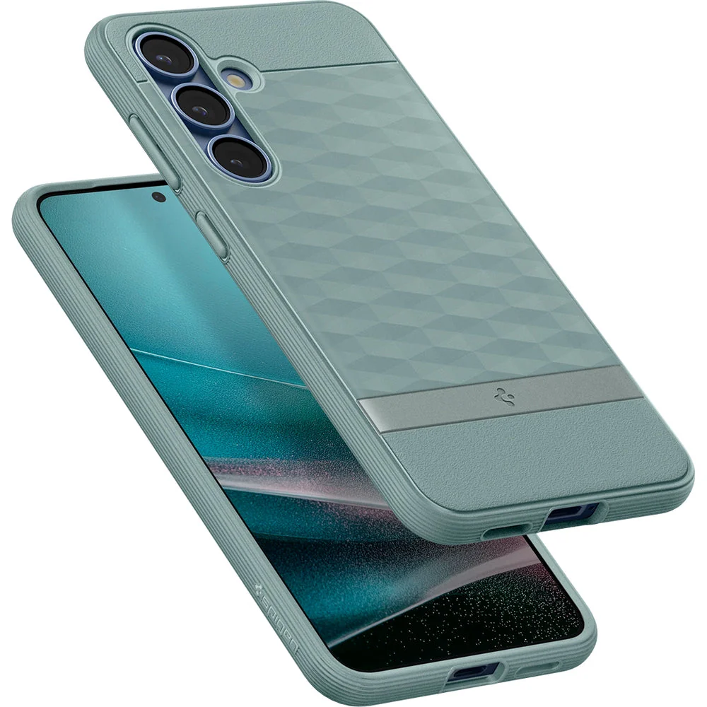 Handyhülle für Galaxy S25 Plus, Spigen Parallax Mag mit MagSafe, Grün - Image 8