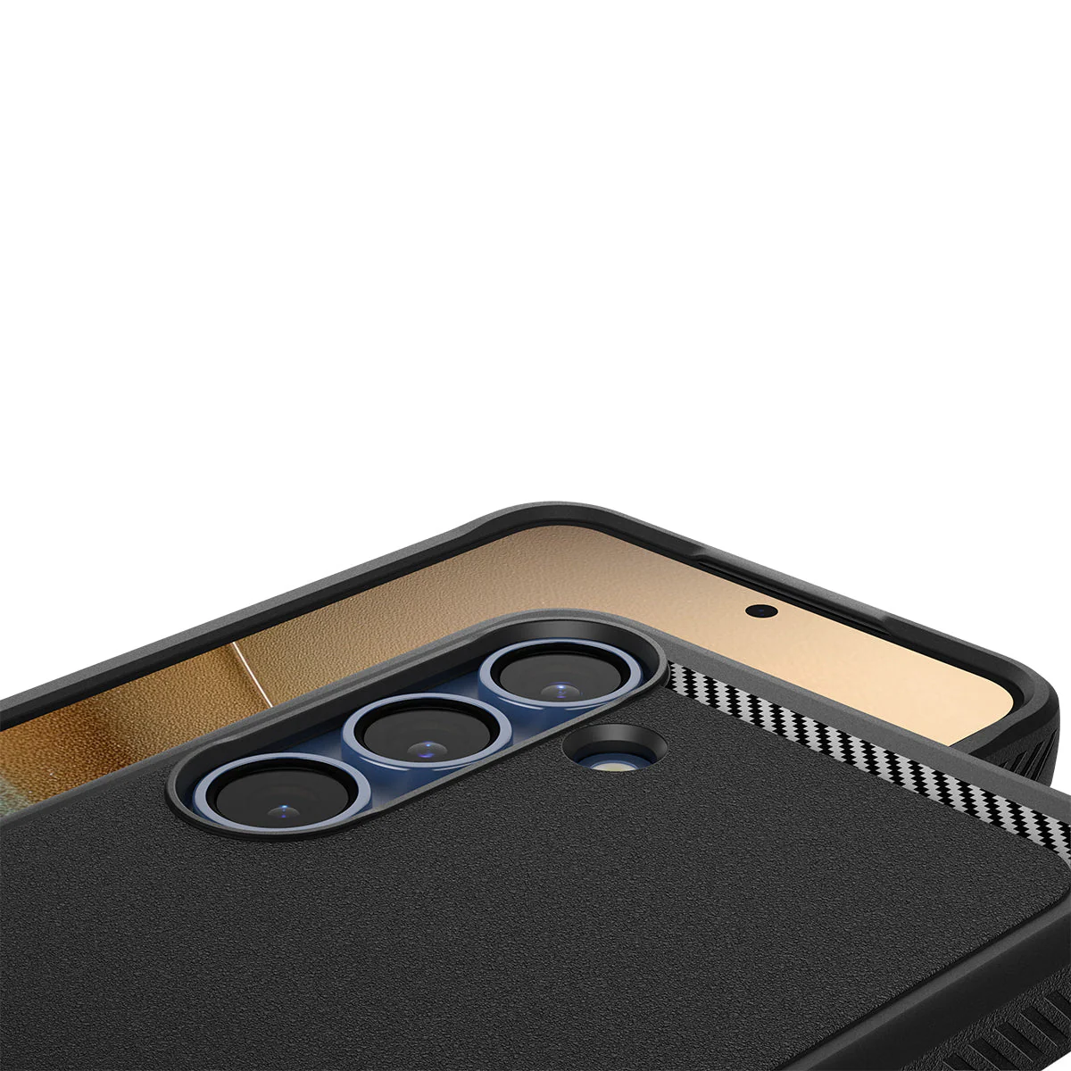 Handyhülle für Galaxy S25 Plus, Spigen Rugged Armor Mag mit MagSafe, Schwarz - Image 3