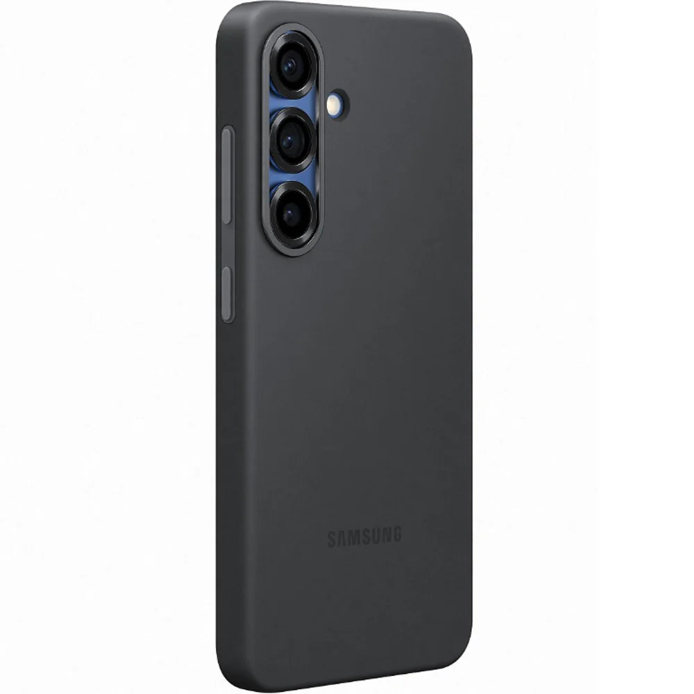 Handyhülle für Galaxy S25, Samsung Silicone Case, Schwarz - Image 4