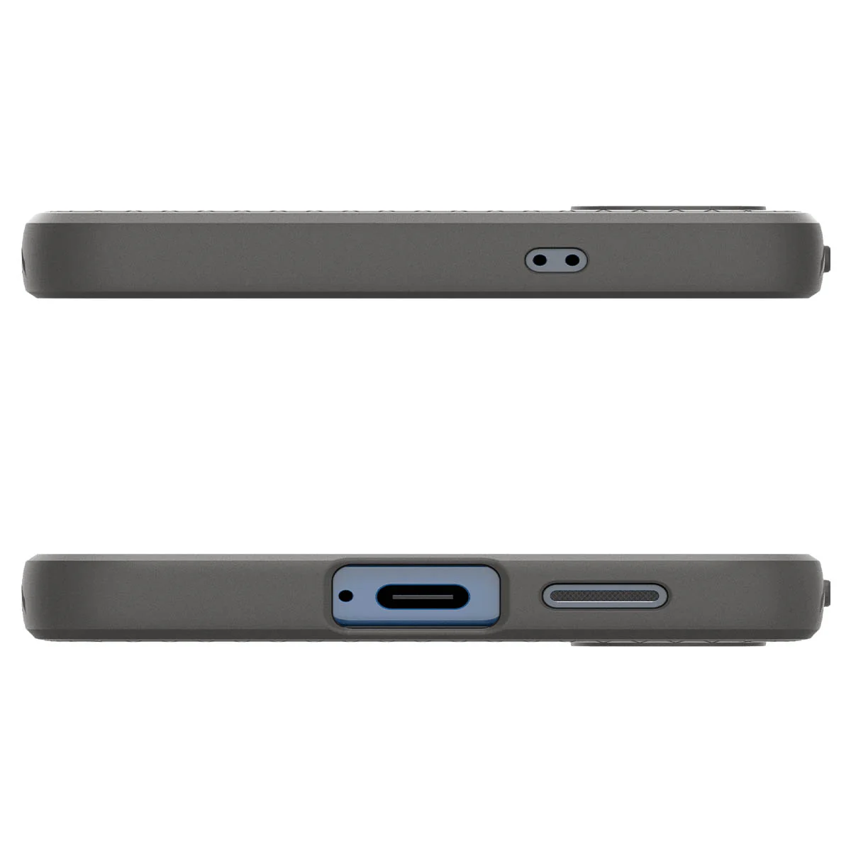 Handyhülle für Galaxy S25, Spigen Liquid Air, Grau - Image 12