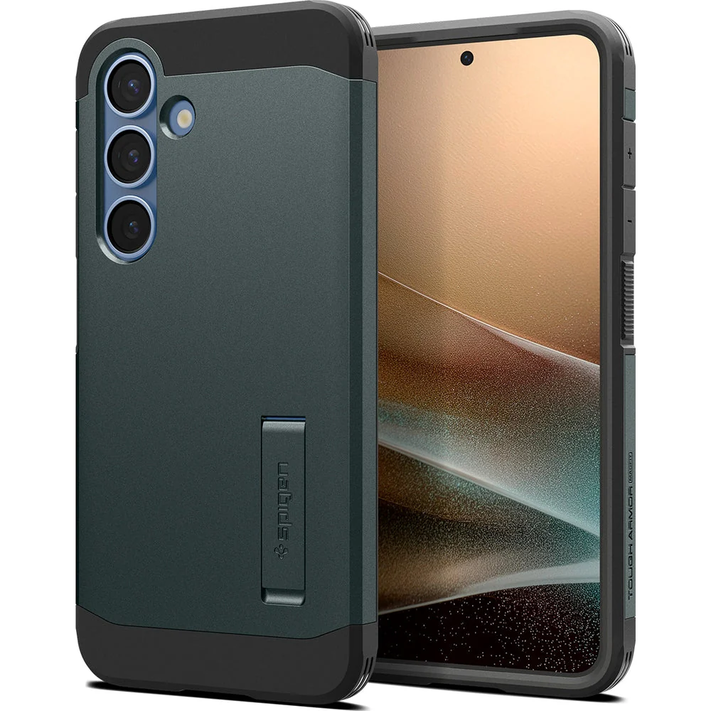 Handyhülle für Galaxy S25, Spigen Tough Armor Mag mit MagSafe, Grün - Image 10