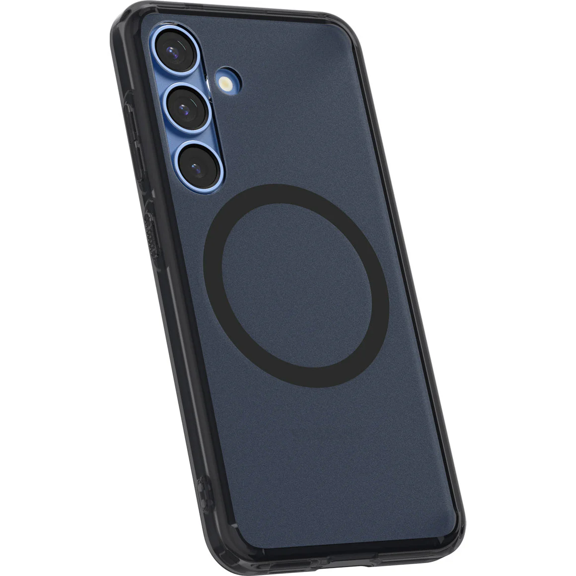 Handyhülle für Galaxy S25, Spigen Ultra Hybrid Mag mit MagSafe, Durchscheinend-Schwarz - Image 11