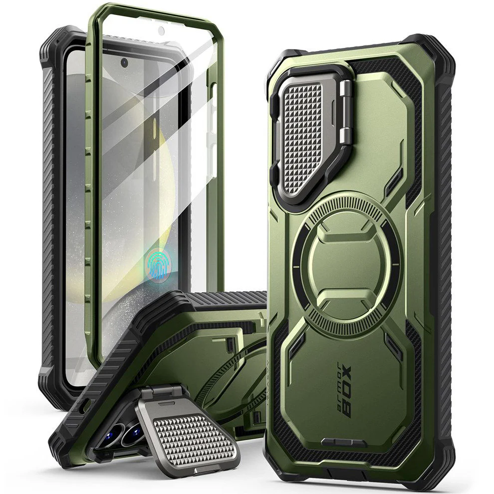 Handyhülle für Galaxy S25, Supcase i-Blason Armorbox Mag SP für MagSafe, Grün - Image 2
