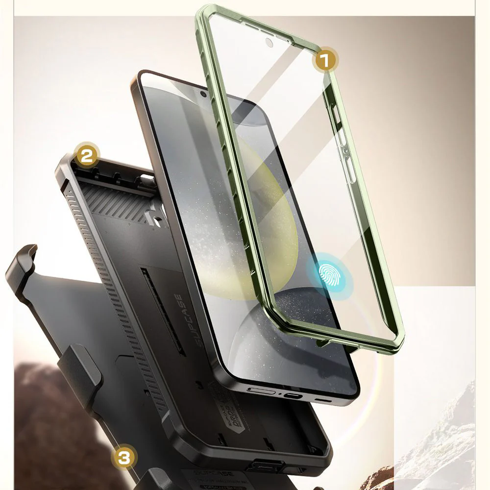 Handyhülle für Galaxy S25, Supcase UB Pro SP+noSP, Grün - Image 4