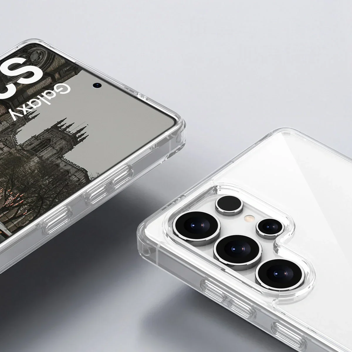 Handyhülle für Galaxy S25 Ultra, Bizon Case Halo, Transparent - Image 4