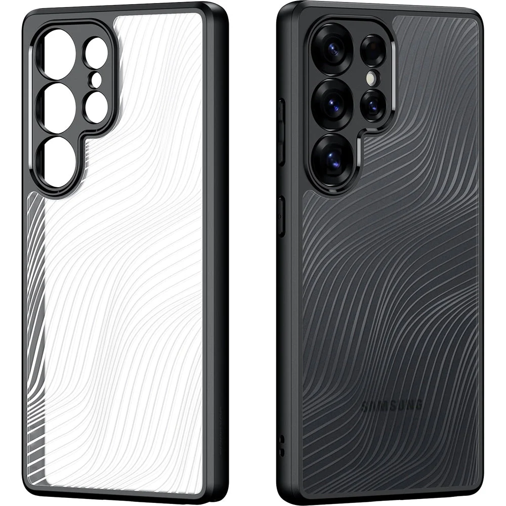 Handyhülle für Galaxy S25 Ultra, Dux Ducis Aimo, Transparent mit schwarzen Rahmen - Image 2