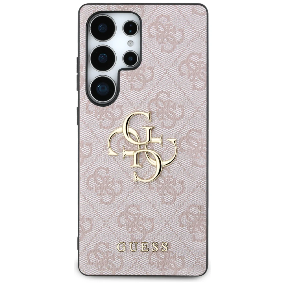 Handyhülle für Galaxy S25 Ultra, Guess Hardcase 4G Big Metal Logo, Rosa - Image 3