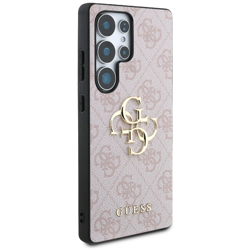 Handyhülle für Galaxy S25 Ultra, Guess Hardcase 4G Big Metal Logo, Rosa - Image 4