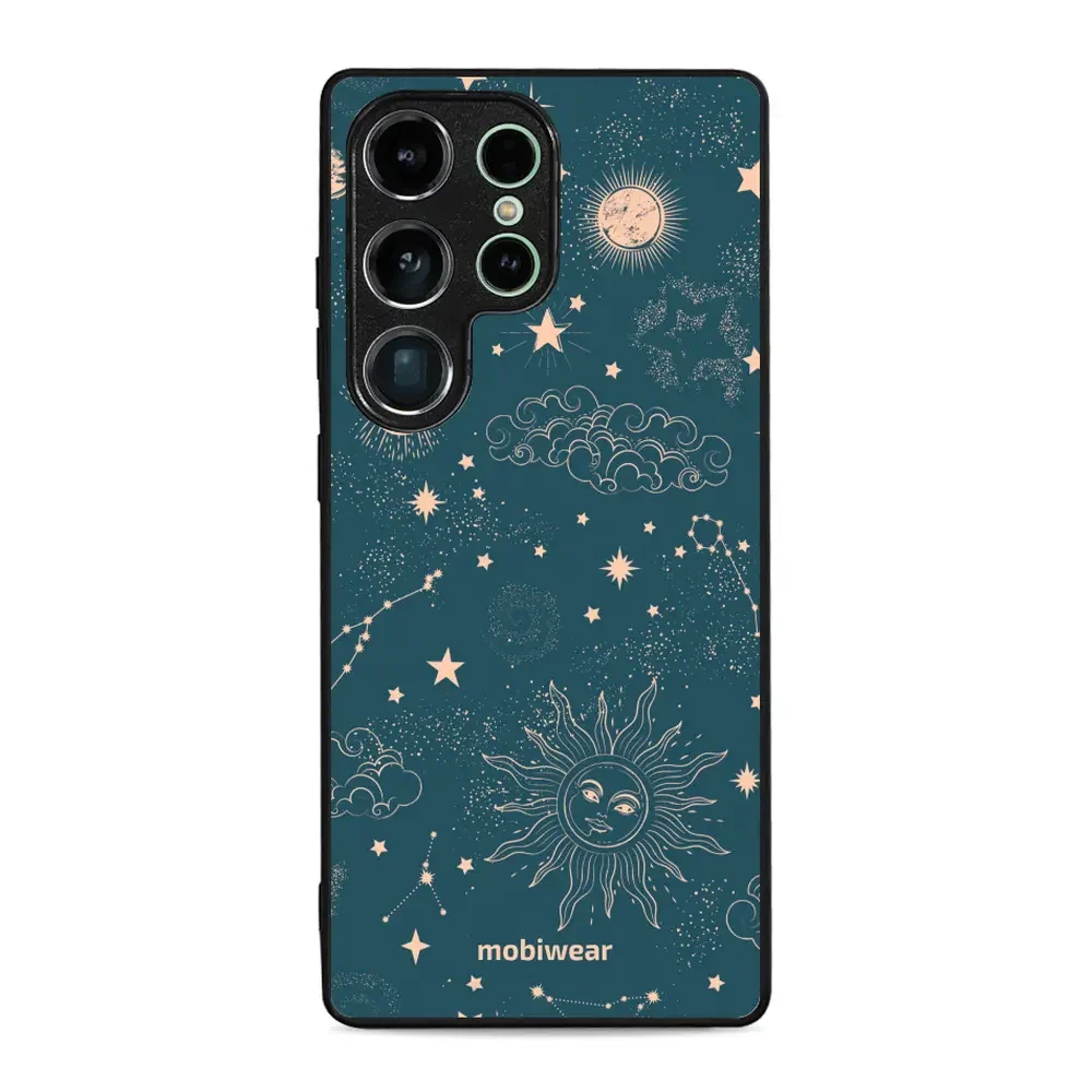 Handyhülle für Galaxy S25 Ultra, Mobiwear Glossy Case, Astraler Staub