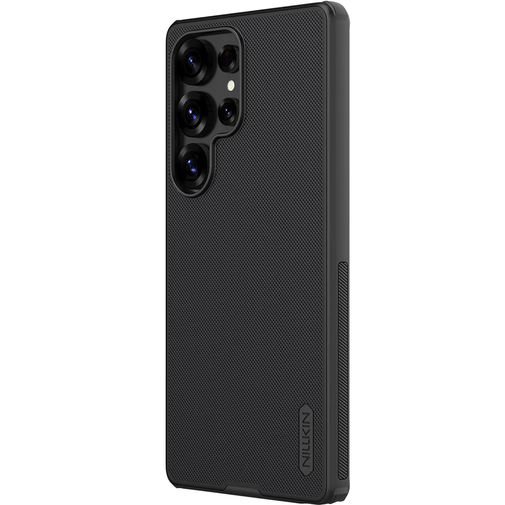 Handyhülle für Galaxy S25 Ultra, Nillkin Frosted Shield Pro, Schwarz
